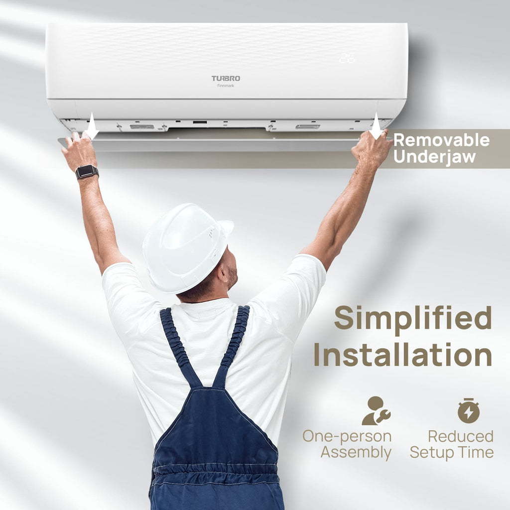 Finnmark 9,000 BTU Single Zone Mini Split AC (R32)
