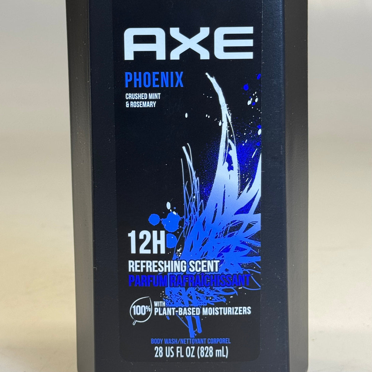 AXE Crushed Mint & Rosemary Body Wash (2 Pack) 12H 28fl oz Sz 3” W x 9” H