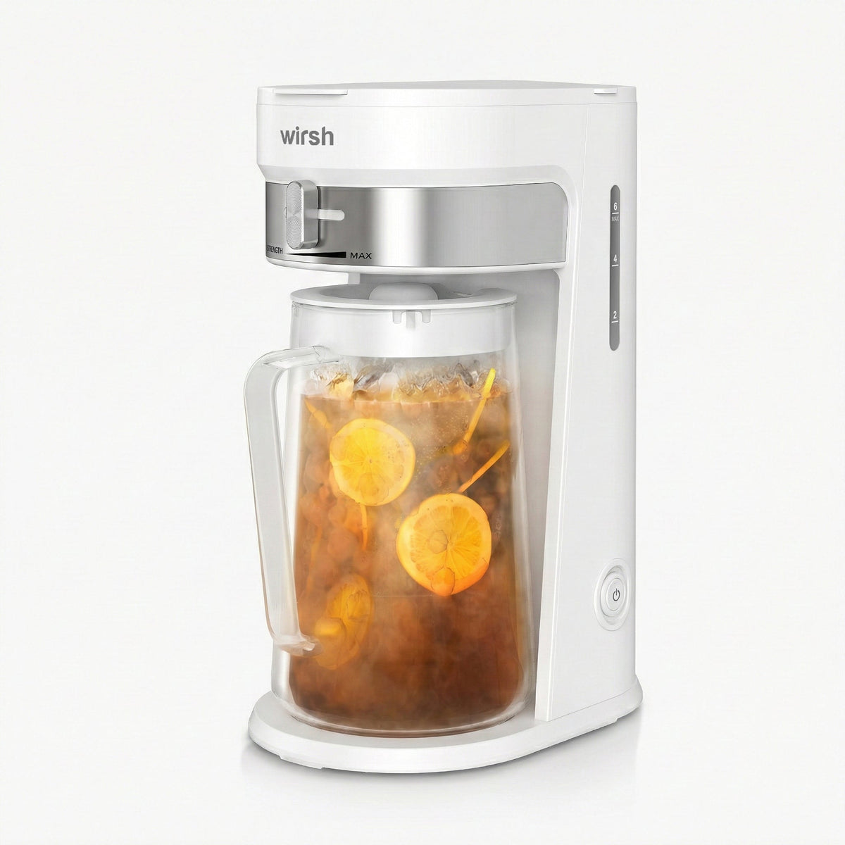 Wirsh Iced Coffee Maker, Iced Tea Maker with 85 Ounce Pitcher, Strength Control and Reusable Filter